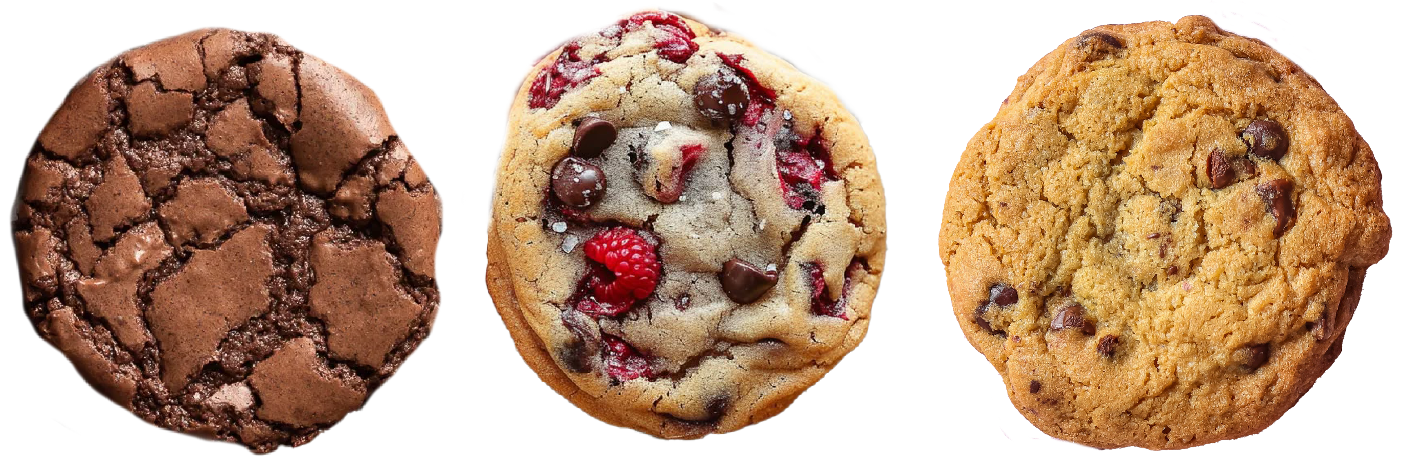 three cookies